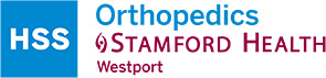 HSS Orthopedics with Stamford Health Westport logo