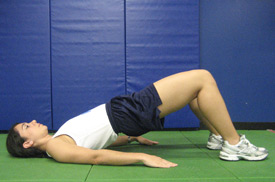ACL Injury Prevention: Core Strength - Hip bridges