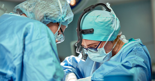 Surgeons in the OR.