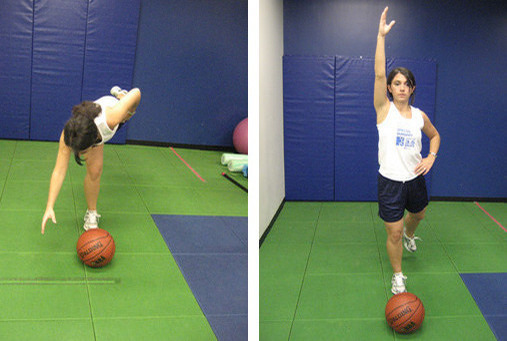 ACL Injury Prevention: Balance - Single leg multiplanar reach with arm and leg