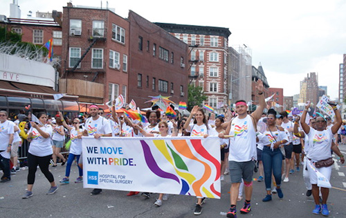 HSS marching at NYC Gay Pride Parade 2018