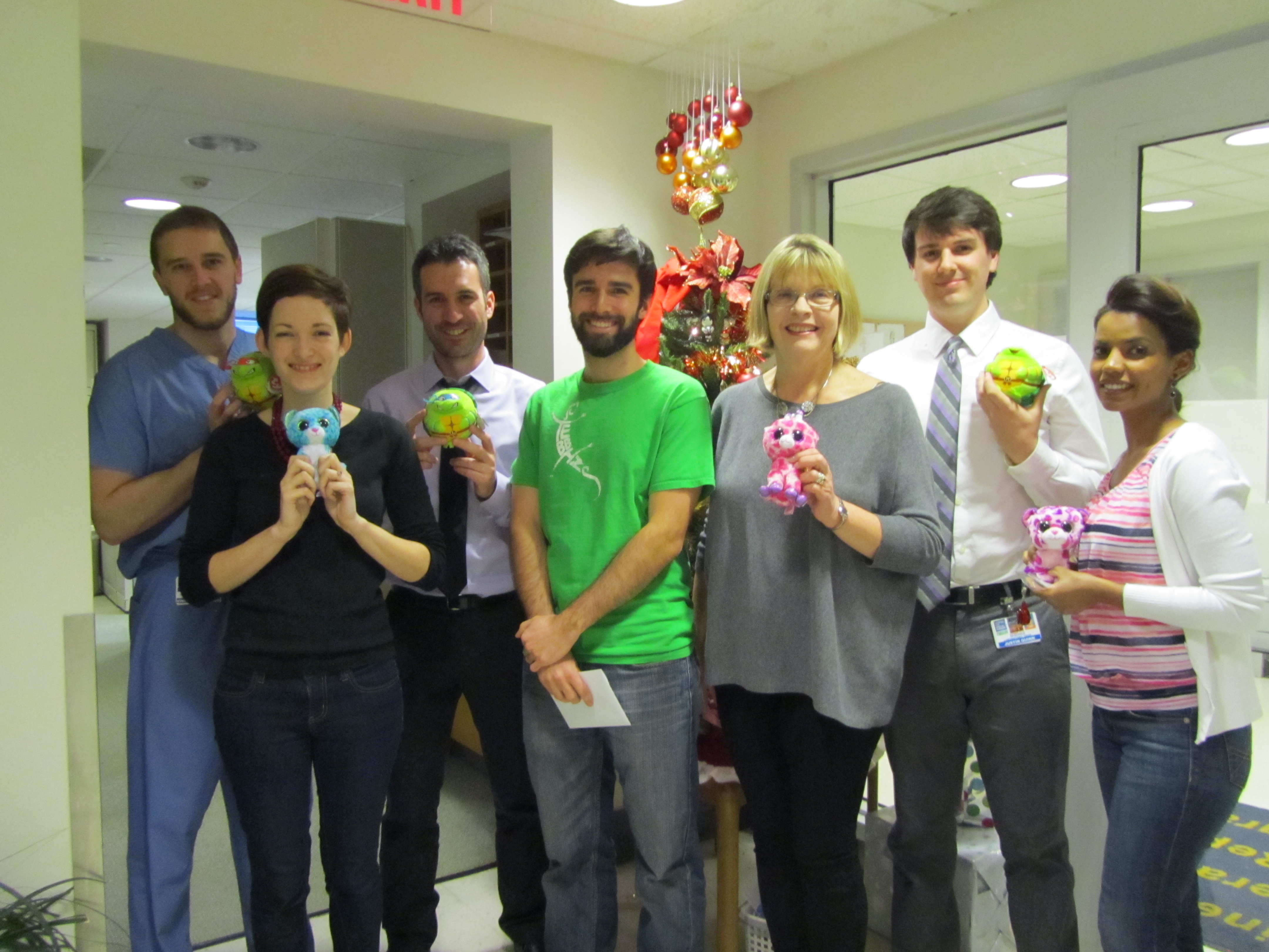 Vinny Craveiro, Kirsty Culley, Miguel Otero, Gary Dixon, Mary Goldring, Justin, Quinn, Elisabeth