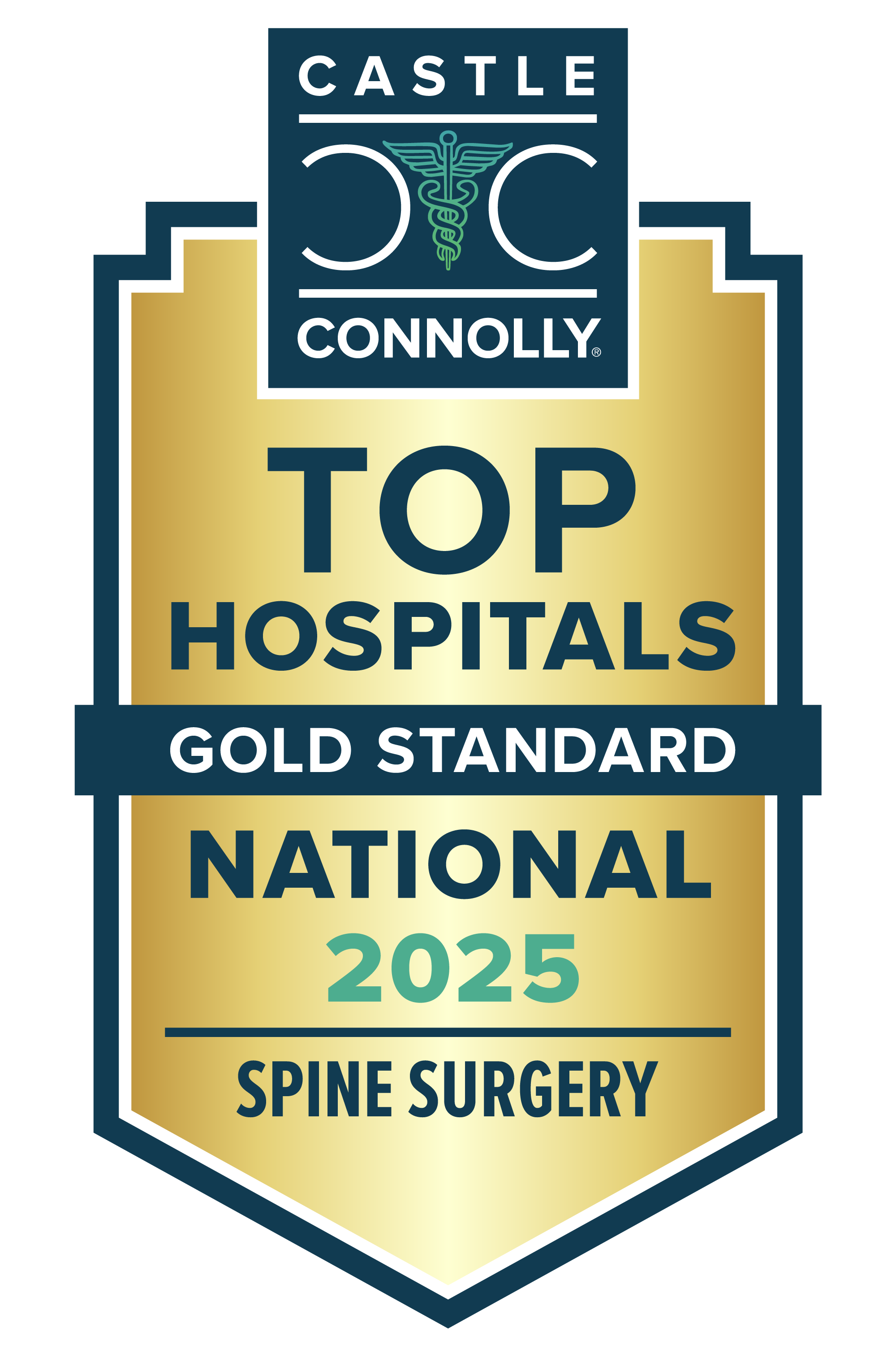 Castle Connolly spine surgery badge