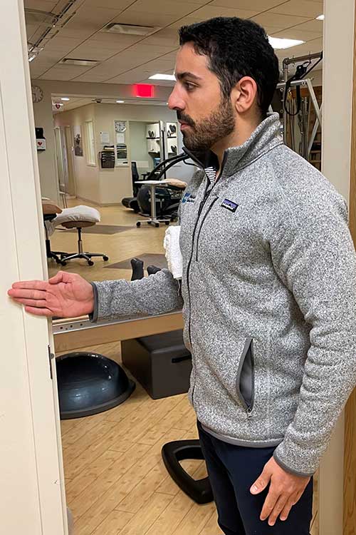 Isometric Shoulder External rotation