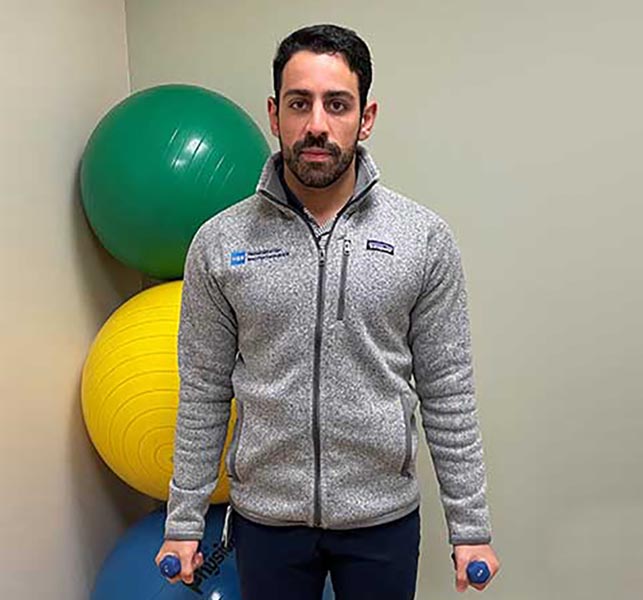 Shoulder Scaption Exercise start position