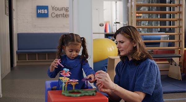 child at physical therapy